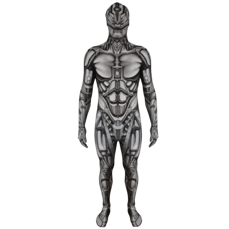 Morphsuits Kids Android Monster Costume - Small 3'-3'5 / 6-8 Years - Image 2